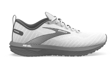 Image of Brooks Revel 6 Running Shoes - Womens, Medium, White/Black, 5.5, 1203861B121.055