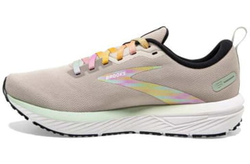 Image of Brooks Revel 6 Running Shoes - Womens, Medium, White/Silver Lining/Black, 9.0, 1203861B185.090