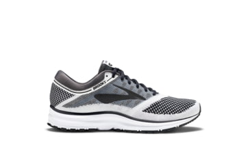 Image of Brooks Revel Men's Road Running Shoe, White/Anthracite/Black, 110260 155