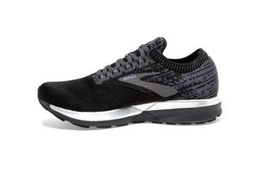 Image of Brooks Ricochet - Womens, Black/Black/Ebony, Medium, 10.0, 1202821B057.100