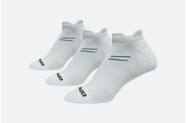 Image of Brooks Run-In Socks, Pack of 3, White, Large 741544-White-L
