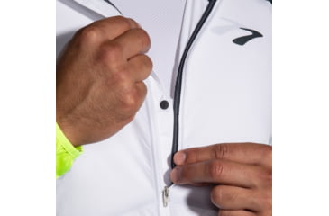 Image of Brooks Run Visible Convertible Jacket - Mens, White/Asphalt/Nightlife, L, 211406134.035
