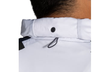 Image of Brooks Run Visible Convertible Jacket - Mens, White/Asphalt/Nightlife, L, 211406134.035