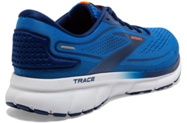 Image of Brooks Trace 2 Running Shoes - Mens, Palace Blue/Blue Depths/Orange, 9.5, 1103881D477.095