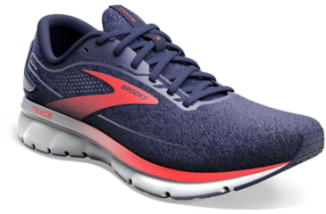 Image of Brooks Trace 2 Running Shoes - Mens, Peacoat/Grey/Red, 14.0, 1103881D420.140