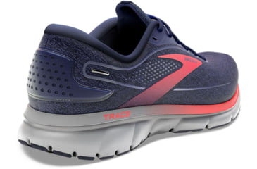 Image of Brooks Trace 2 Running Shoes - Mens, Peacoat/Grey/Red, 14.0, 1103881D420.140