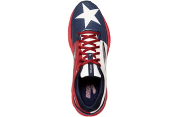 Image of Brooks Trace 2 Running Shoes - Mens, Red/White/Navy, 12.0, 1103881D689.120