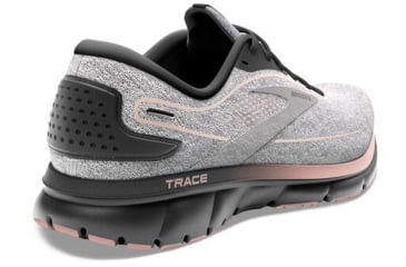Image of Brooks Trace 2 Running Shoes - Womens, Medium, Grey/Blackened Pearl/Peach, 12.0, 1203751B002.120