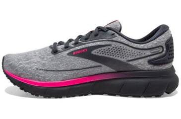 Image of Brooks Trace 2 Running Shoes - Womens, Medium, Oyster/Ebony/Pink, 5.0, 1203751B038.050
