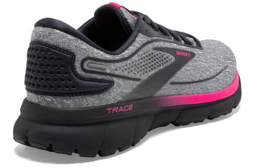 Image of Brooks Trace 2 Running Shoes - Womens, Medium, Oyster/Ebony/Pink, 5.0, 1203751B038.050