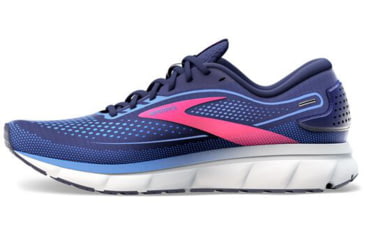 Image of Brooks Trace 2 Running Shoes - Womens, Medium, Peacoat/Blue/Pink, 5.0, 1203751B460.050