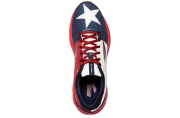 Image of Brooks Trace 2 Running Shoes - Womens, Medium, Red/White/Navy, 10.5, 1203751B689.105