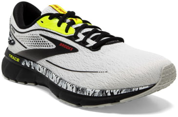 Image of Brooks Trace 2 Running Shoes - Womens, Medium, White/Black/Nightlife, 11.0, 1203751B129.110