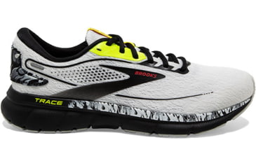Image of Brooks Trace 2 Running Shoes - Womens, Medium, White/Black/Nightlife, 11.0, 1203751B129.110