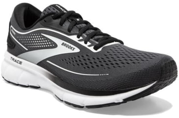 Image of Brooks Trace 2 Running Shoes - Womens, Wide, Ebony/Black/White, 5.5, 1203751D016.055