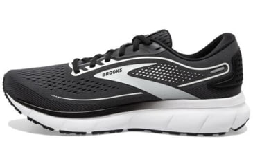 Image of Brooks Trace 2 Running Shoes - Womens, Wide, Ebony/Black/White, 5.5, 1203751D016.055