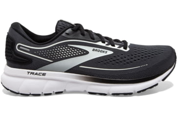 Image of Brooks Trace 2 Running Shoes - Womens, Wide, Ebony/Black/White, 5.5, 1203751D016.055