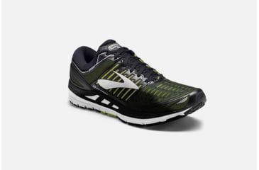 Image of Brooks Transcend 5 Mens Road Running Shoes, Black/Nightlife/Silver, 12.5 US, Medium, 1102761D069.125
