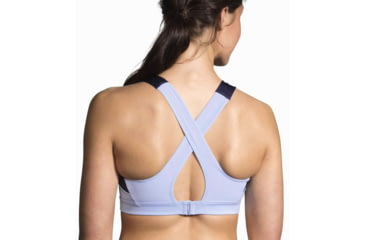 Image of Brooks UpLift Crossback Sports Bra, Seaglass/Navy, Large, 300616440.035