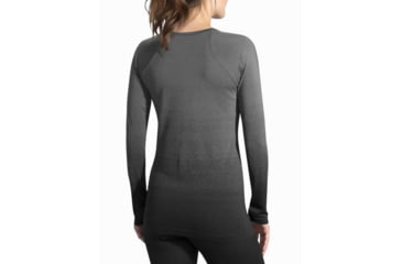 Image of Brooks Women's Streaker Long Sleeve Running Shirt, Black/Oxford, Large, 221142036.035