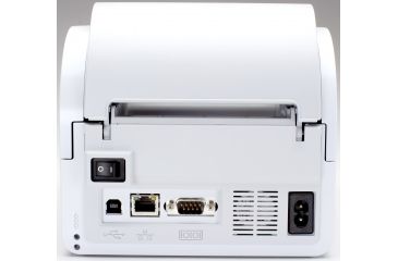 Image of Brother Mobile Solutions TD-4100N Desktop Barcode Network Printer TD4100N Back View
