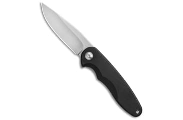 Image of Brous Blades Brous Blades Specter Flipper Frame Lock Knife Black G-10 3" Stonewash, Black, D2, adult, BHQ-79769