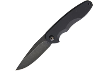 Image of Brous Blades Specter Framelock Acid SW Folding Knife, 3in Acid Washed Finish D2 Tool Steel Drop Point, Black G10 Front Handle With Acid Washed Finish SS Back Handle, SPECTER ACID STONEWASH