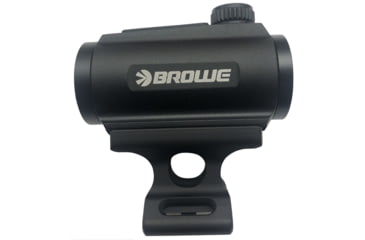 Image of BROWE 1x20 2 MOA Red Reflex Optic with 1/3 Co-Witness Mount, Black, One Size, BRO-2MOA-1/3