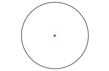 Image of BROWE 1x20 2 MOA Red Reflex Optic with 1/3 Co-Witness Mount, Black, One Size, BRO-2MOA-1/3