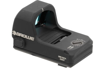 Image of BROWE 1x23mm 3 MOA Red Dot Micro Reflex w/DOCTER Footprint, SIG Dovetail Adapter, Black, One Size, BMR-3MOA-SIG