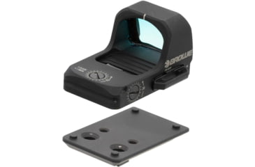 Image of BROWE 1x23mm 3 MOA Red Dot Micro Reflex w/DOCTER Footprint, SIG Dovetail Adapter, Black, One Size, BMR-3MOA-SIG