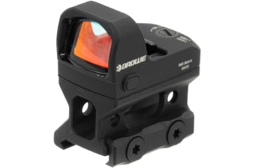 Image of BROWE 1x23mm 3 MOA Red Dot Micro Reflex w/RMR Footprint &amp; Bottom Loading Battery, 1/3 Co-Witness Mount, Black, One Size, BMR-3MOA-R-1/3CW