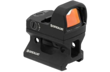 Image of BROWE 1x23mm 3 MOA Red Dot Micro Reflex w/RMR Footprint &amp; Bottom Loading Battery, 1/3 Co-Witness Mount, Black, One Size, BMR-3MOA-R-1/3CW