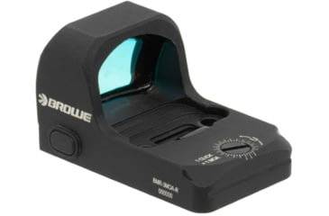 Image of BROWE 1x23mm 3 MOA Red Dot Micro Reflex w/RMR Footprint &amp; Bottom Loading Battery, No Mount, Black, One Size, BMR-3MOA-R