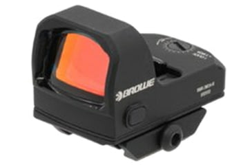 Image of BROWE 1x23mm 3 MOA Red Dot Micro Reflex w/RMR Footprint &amp; Bottom Loading Battery, Ultra Low Picatinny Mount, Black, One Size, BMR-3MOA-R-LP