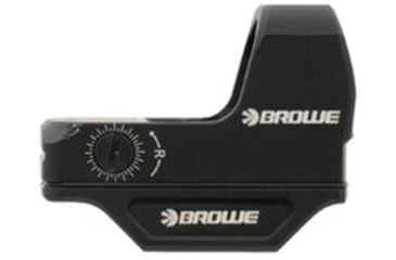 Image of BROWE 1x23mm 3 MOA Red Dot Micro Reflex w/RMR Footprint &amp; Bottom Loading Battery, Ultra Low Picatinny Mount, Black, One Size, BMR-3MOA-R-LP