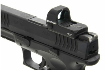 Image of BROWE 1x23mm 3 MOA Red Dot Micro Reflex w/RMR Footprint &amp; Bottom Loading Battery, Ultra Low Picatinny Mount, Black, One Size, BMR-3MOA-R-LP