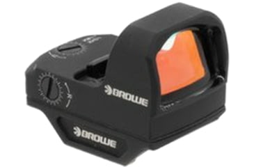 Image of BROWE 1x23mm 3 MOA Red Dot Micro Reflex w/RMR Footprint &amp; Bottom Loading Battery, Ultra Low Picatinny Mount, Black, One Size, BMR-3MOA-R-LP