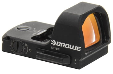 Image of BROWE 1x23mm 3 MOA Red Dot Micro Reflex w/RMR Footprint, Side Loading Battery, No Base, Black, One Size, BMR-3MOA-RS