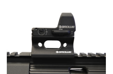 Image of BROWE 1x23mm 3 MOA Red Dot Micro Reflex w/RMR Footprint, Side Loading Battery w/Co-Witness Mount, Black, One Size, BMR-3MOA-RS-CW