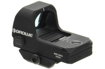 Image of BROWE 1x23mm 3 MOA Red Dot Micro Reflex w/RMR Footprint, Side Loading Battery w/Ultra Low Picatinny Mount, Black, One Size, BMR-3MOA-RS-LP