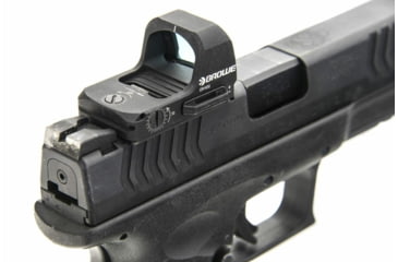 Image of BROWE 1x23mm 3 MOA Red Dot Micro Reflex w/RMR Footprint, Side Loading Battery w/Ultra Low Picatinny Mount, Black, One Size, BMR-3MOA-RS-LP