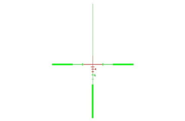Image of BROWE 4x32 Combat Optic Rifle Scope, 5.56mm Crosshair, Full Line, Green with Red Center, Black, One Size, BCO-003-FLGRC