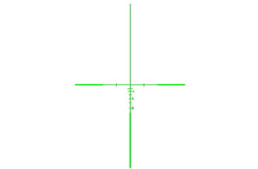 Image of BROWE 4x32 Combat Optic Rifle Scope, 7.62x51mm Crosshair, Full Line, Green, Black, One Size, BCO-006-FLG