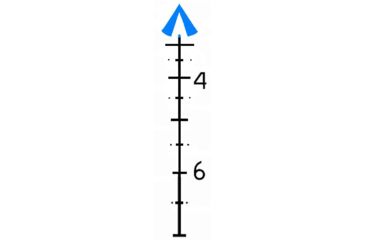 Image of BROWE 4x32 Combat Optic Rifle Scope, 7.62x39mm Chevron, Blue, Black, BCO-005B