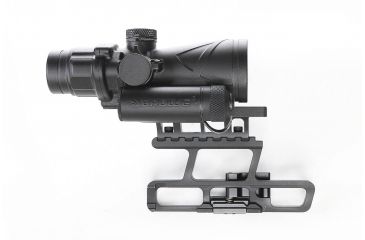 Image of BROWE 4x32 Combat Optic Rifle Scope, 7.62x39mm Chevron RS, Green, Black, BCO-005G-RS