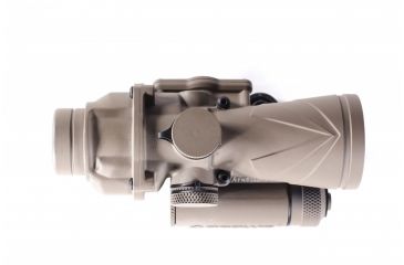 Image of BROWE 4x32 Combat Optic Rifle Scope, FDE 7.62x51mm Chevron, Red, Flat Dark Earth, BCO-002-FDE
