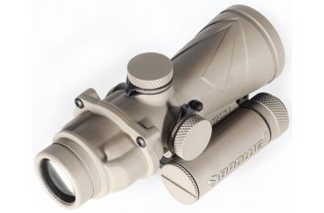 Image of BROWE 4x32 Combat Optic Rifle Scope, FDE 7.62x51mm Chevron, Red, Flat Dark Earth, BCO-002-FDE