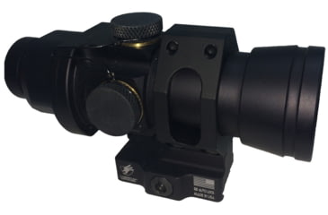 Image of BROWE 4x32 Sport Optic Rifle Scope, 5.56mm Chevron, Green, Black, One Size, BSO-001-A