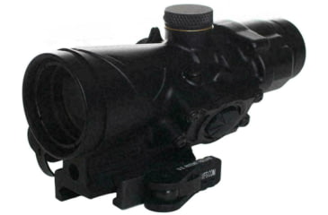 Image of BROWE 4x32 Tactical Optic Rifle Scope, 5.56mm Chevron, Blue, Black, One Size, BTO-001B